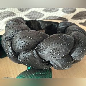 Embellished Braided Headband